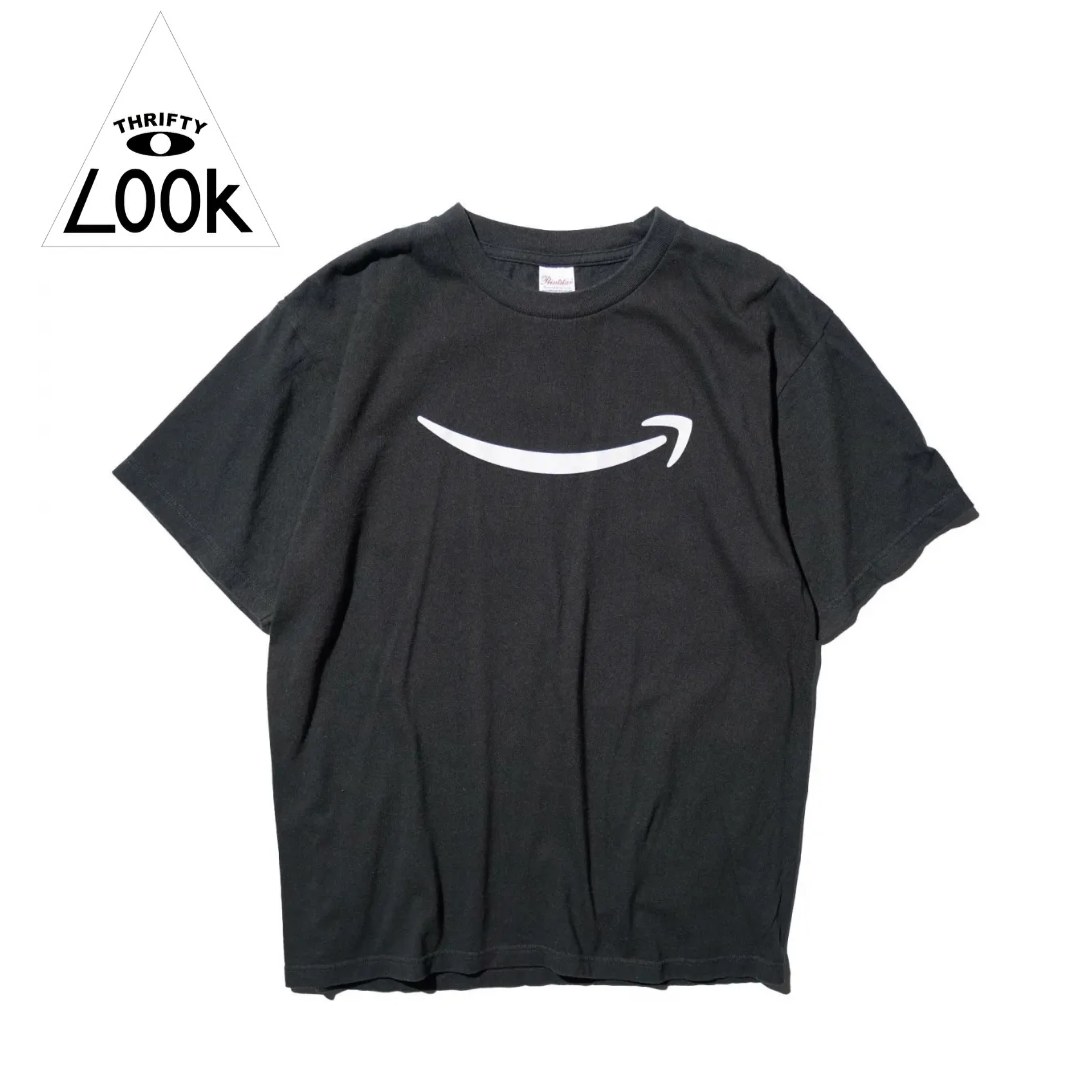 【THRIFTY LOOK / スリフティールック】THRIFTY "Amazon" TEE グラフィック Amazon アマゾン メンズ レディース オフィシャルライセンシー Tシャツ ブラック