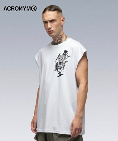 トップス, Tシャツ・カットソー ACRONYM MERCERIZED SHORT SLEEVELESS T-SHIRTS LOOSE FIT (S25-PR-B) 22SS T M L