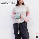 automills / オートミルズ NOMADS TOPS L/S MOHAIR MIX YARN AM-K0301 モヘア シアーニット プルオーバーセーター