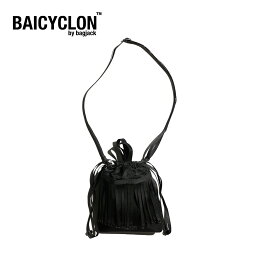 【BAICYCLON by Bagjack / バイシクロンバイバックジャック】 TAPE FRINGE DRAWSTRING BAG (BCL-65) ストリング バッグ 2WAY ショルダー