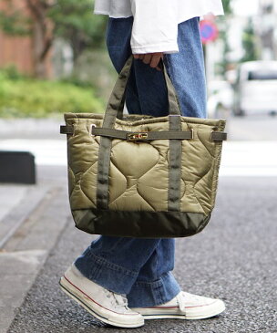 SITA PARANTICA シータパランティカ QUILTING TOTE BAG M Mens Ladies OLIVE オリーブ ORANGE オレンジ BLACK ブラック MILITARY ミリタリー LINER ライナー 品番:SP-BTB07_M