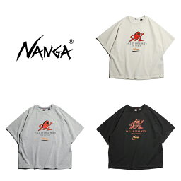 【WEB限定】【NANGA / ナンガ】 ECO HYBRID rêve TEE グラフィック ロゴ オーバーサイズ Tシャツ