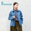 【PENNEY'S / ペニーズ】10oz DENIM ENGINEER SHORT JACKET STONE WASH ショート丈 オーガニックコットン エンジニア ジャケット ストーンウォッシュデニム