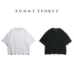 【SUNNY SPORTS / サニースポーツ】 BIGGEST PILE T-SHIRTS パイル オーバーサイズ ビッグシルエット ビゲスト 半袖Tシャツ