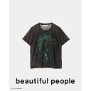 beautiful people / ビューティフルピープルジュラシックワールドコラボ シアーTシャツ (グリーン)