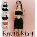 Knuth Marf クヌースマーフsuspender swim wear / サスペンダー スイムウェア (ブラック/アイボリー/オレンジ) / 25SS / 水着