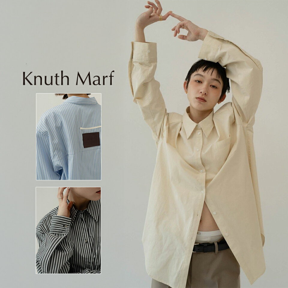 knuth marf label over shirt(unisex)