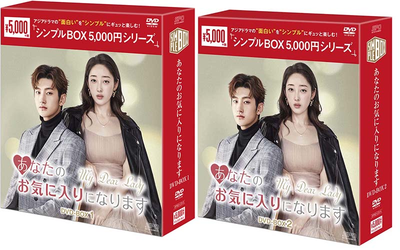 あなたのお気に入りになります DVD-BOX1+2のセット ＜シンプルBOX 5,000円シリーズ＞のサムネイル