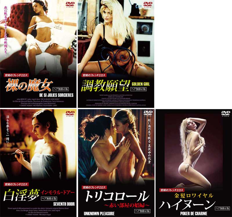 官能のフレンチエロス DVD 5巻セットA