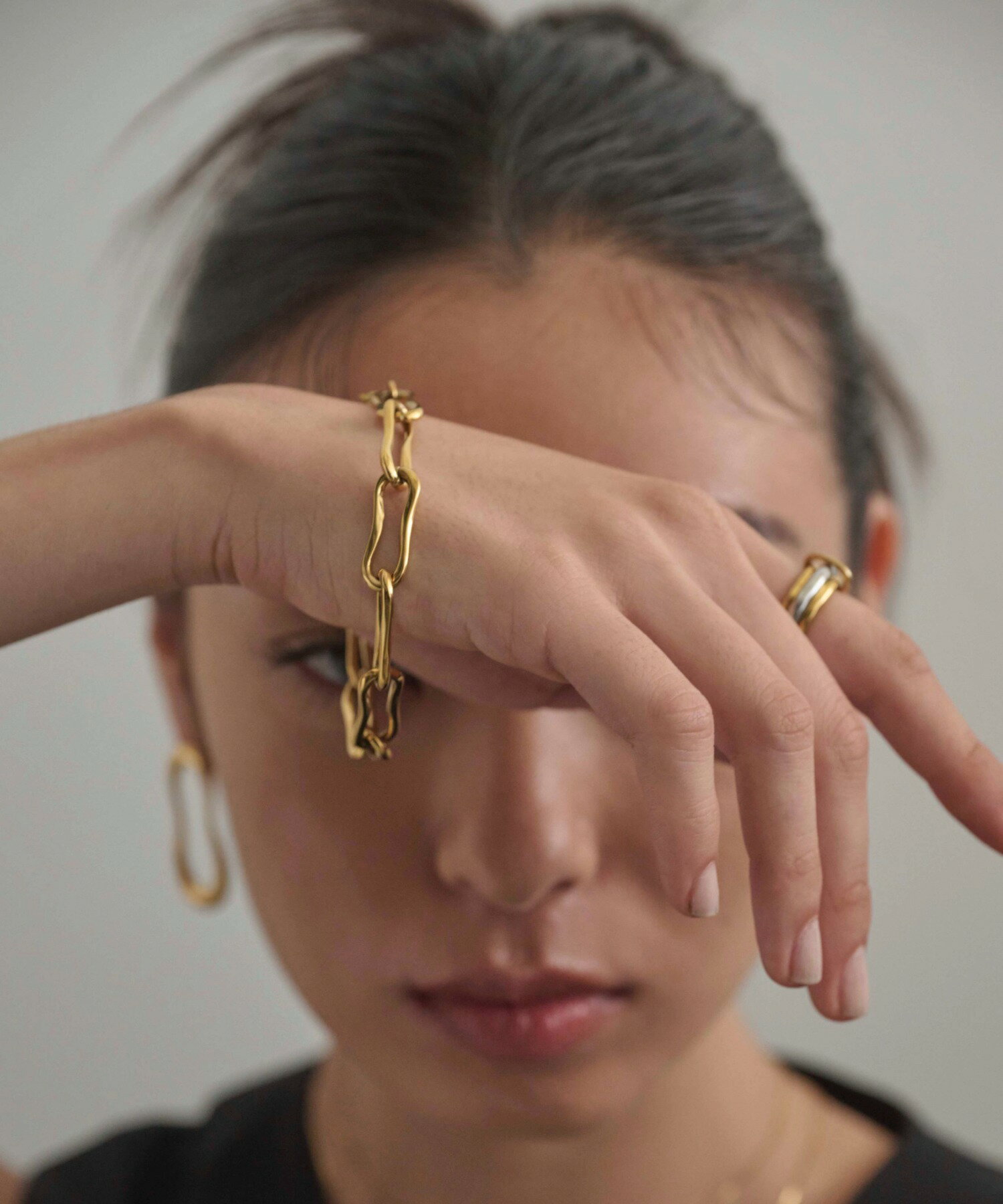 【ゴールド】ゴードチェーンブレスレット | CENE セネ せね 金属アレルギー アレルギー対応 つけっぱなし サージカルステンレス シンプル ゴールド レディース ブレスレット バングル プレゼント