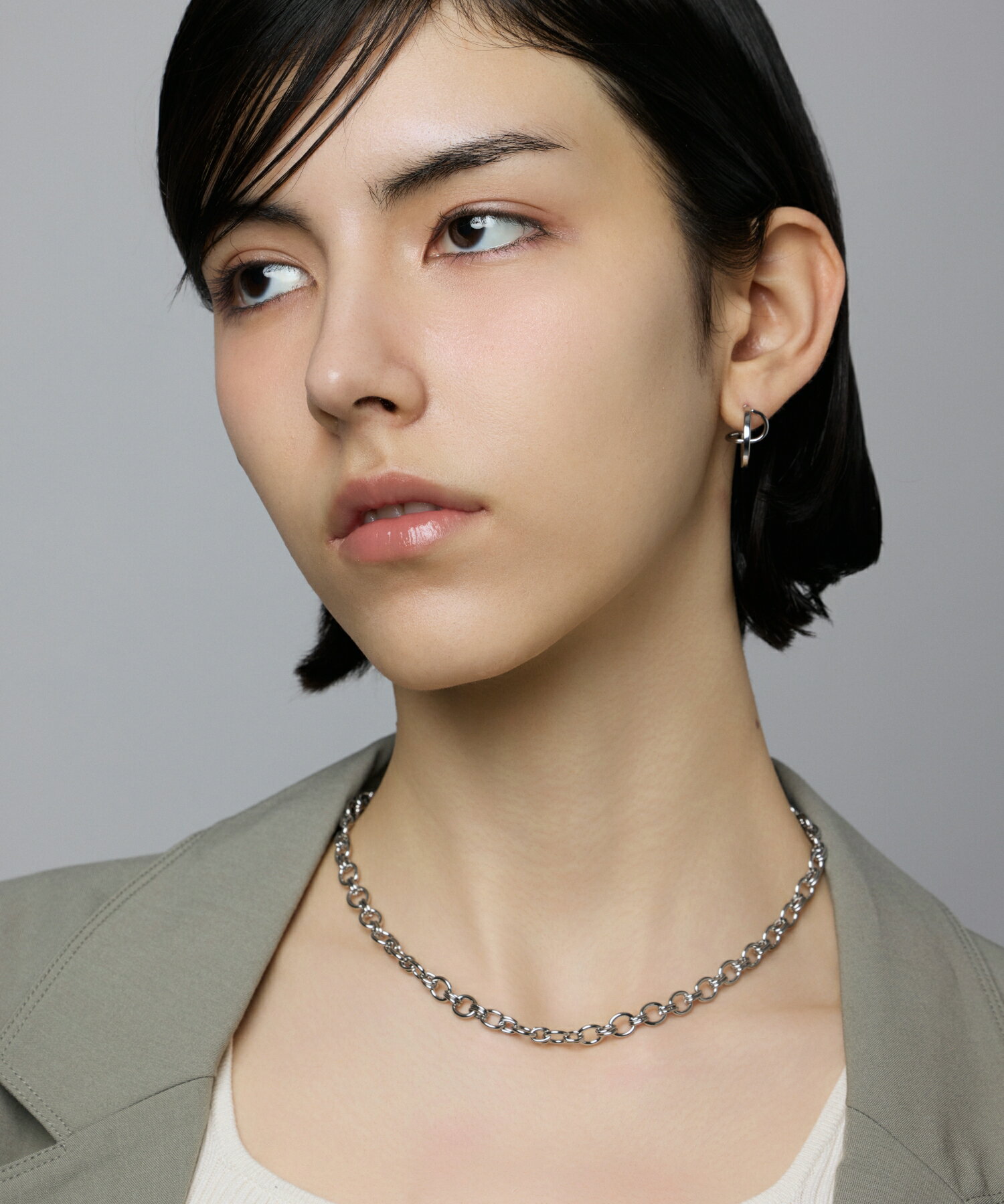 Rakuten - 【シルバー】ラウンドチェーンネックレス | CENE セネ せね 金属アレルギー アレルギー対応 つけっぱなし サージカルステンレス シンプル シルバー レディース ネックレス プレゼント