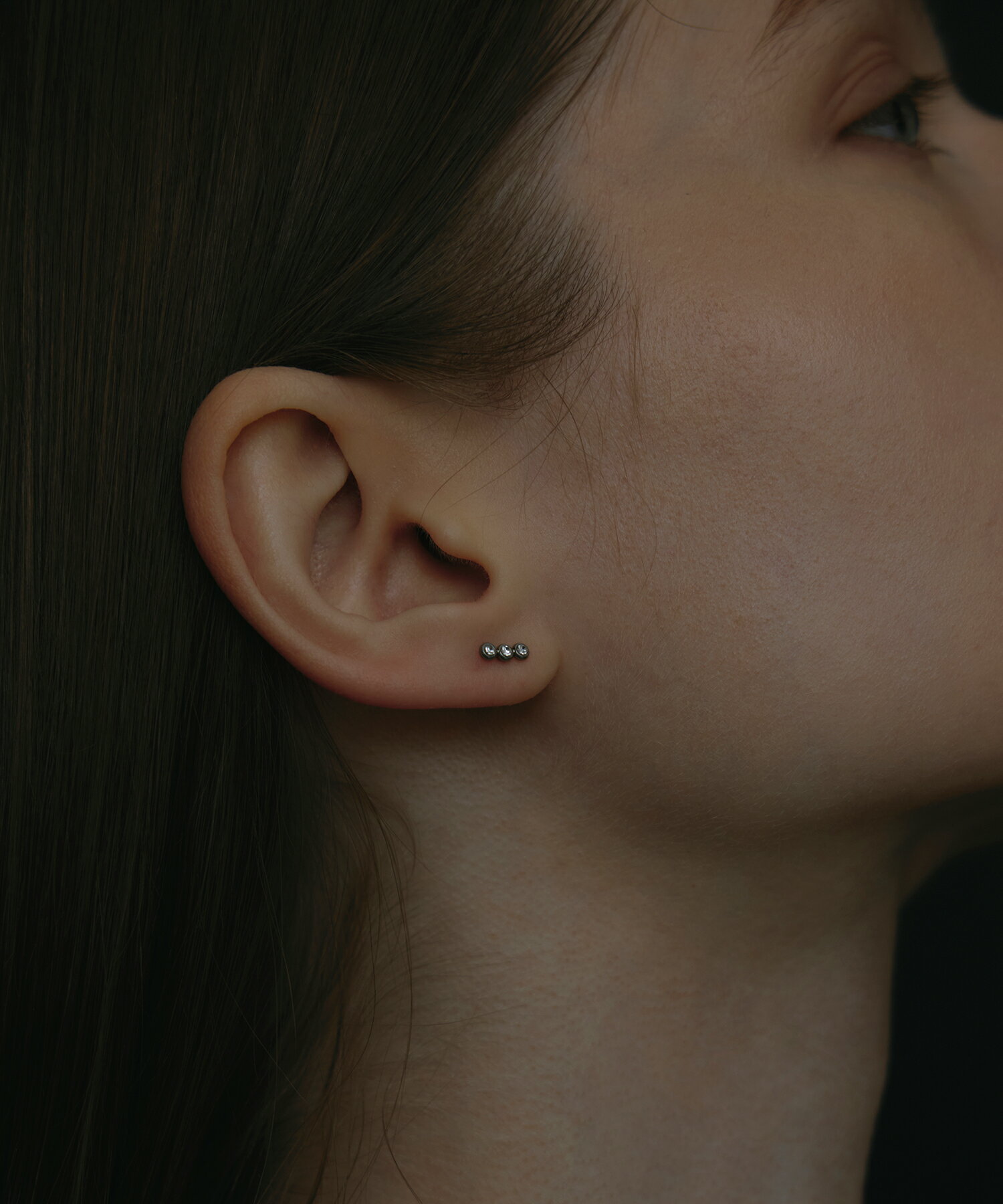 【シルバー】ジルコニアオーブピアス | CENE セネ せね 金属アレルギー アレルギー対応 つけっぱなし サージカルステンレス シンプル シルバー レディース ピアス プレゼント