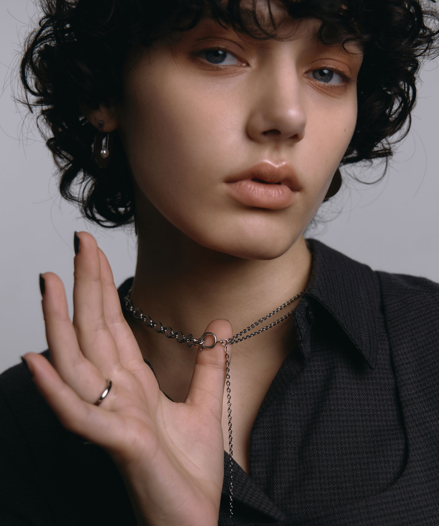 【シルバー】グラビティチェーンネックレス | CENE セネ せね 金属アレルギー アレルギー対応 つけっぱなし サージカルステンレス シンプル シルバー レディース ネックレス プレゼント