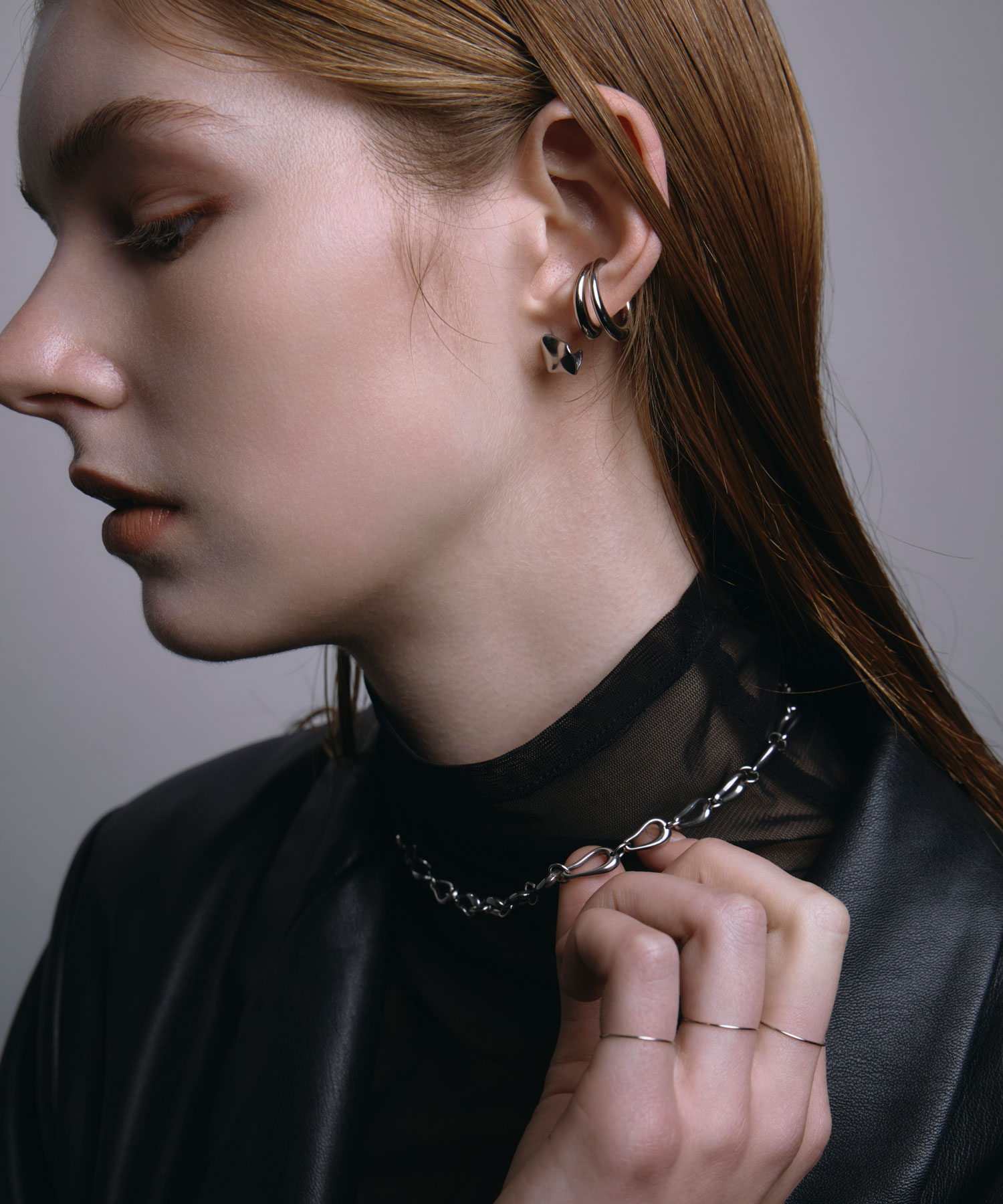 【シルバー】デューチェーンネックレス | CENE セネ せね 金属アレルギー アレルギー対応 つけっぱなし サージカルステンレス シンプル シルバー レディース ネックレス プレゼント