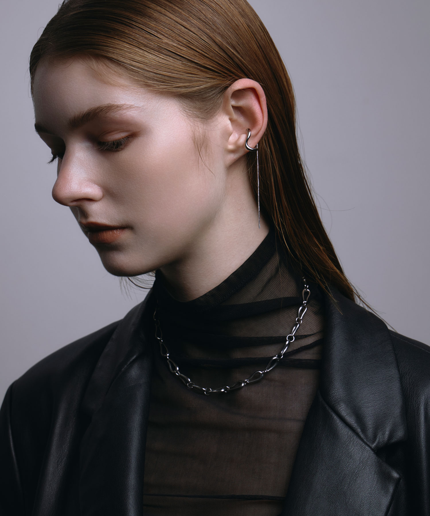 【シルバー】リルトイヤーカフ | CENE セネ せね 金属アレルギー アレルギー対応 つけっぱなし サージカルステンレス シンプル シルバー レディース イヤーカフ プレゼント