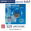 メール便送料無料 正規輸入品 スイス製 renata レナタ 329 SR731SW 正規代理店 でんち ボタン電池 時計電池 時計用電池 時計用 SR731SW 329 スウォッチ 電池交換