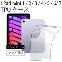 【エントリーで必ずポイント5倍進呈】iPad mini 2 3 5 6 7 ( 2024 ) ソフトケース タブレットカバー ipadケース TPU クリア ケ...