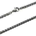 ポイント10倍【cenote】ステンレス チェーン メンズ【c0520】3mm幅 タングルチェーン シンプル ネックレス 送料無料