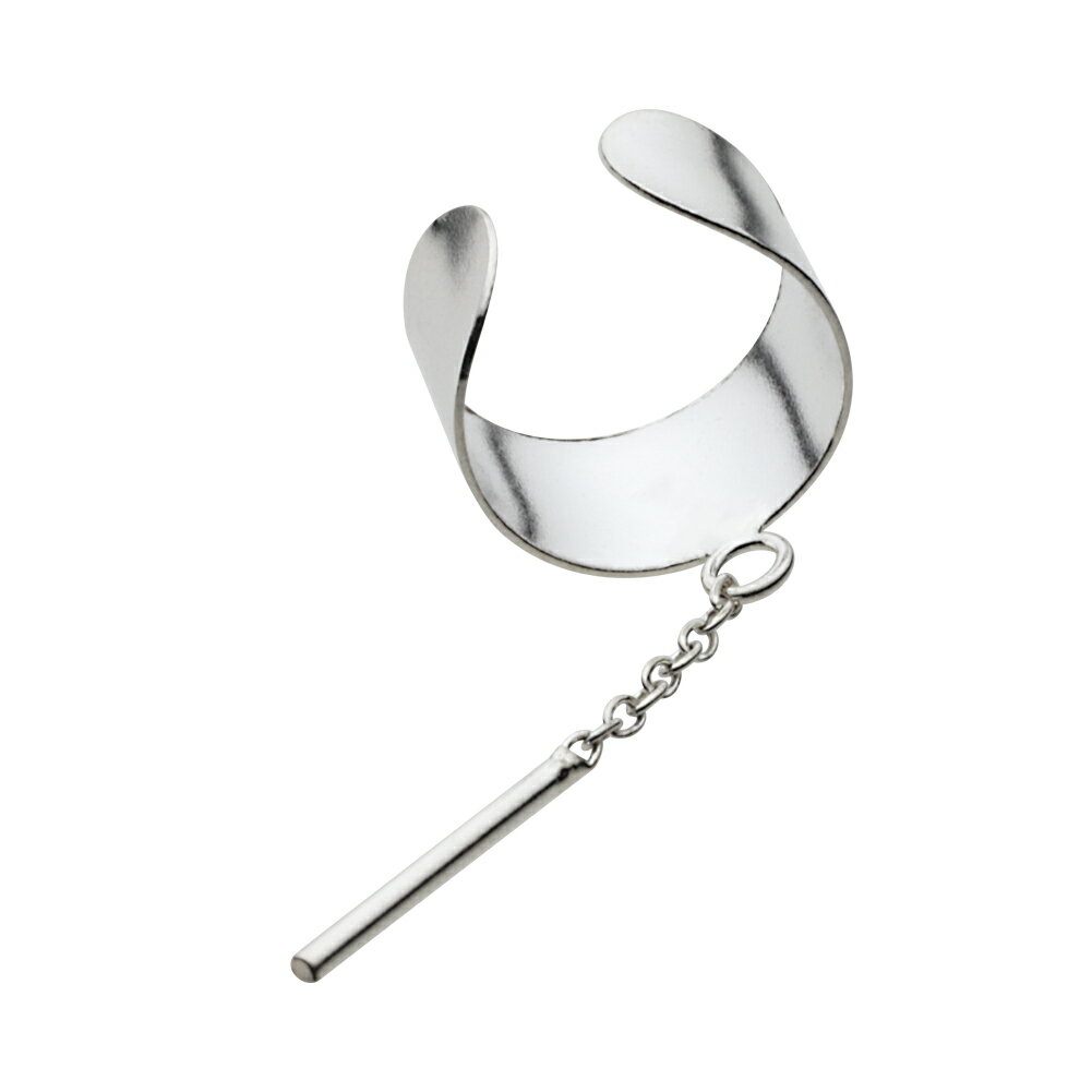 【cenote】シルバー925 イヤーカフ メンズ【z-e6001】スティック チャーム カジュアル シンプル silver925 イヤカフ フェイクピアス 穴不要 片耳 送料無料