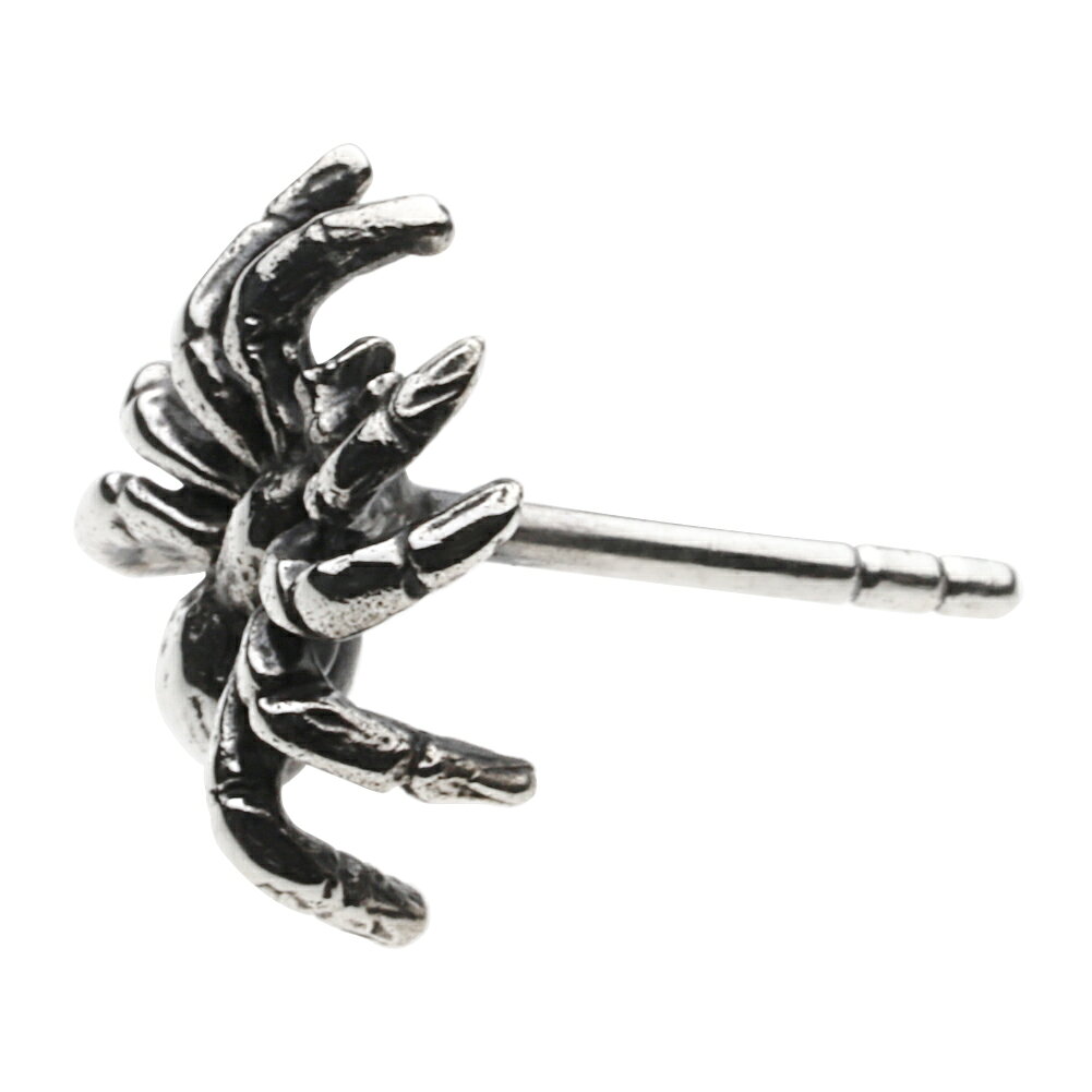 【セノーテ】 cenote-z-e0374 スパイダー ピアス シルバー925 シルバーアクセサリー 純銀 925 蜘蛛ピアス くもピアス クモピアス スパイダーピアス 昆虫モチーフ アニマルモチーフ ゴシックアクセサリー ホラーアクセサリー 個性的 デザインピアスの商品画像 2
