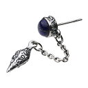 【cenote】シルバー925 ピアス メンズ【e0546】ペンデュラム トライバル ぶら下がり ラピスラズリ silver925 スタッドピアス 片耳 キャッ...