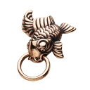 【cenote】銅 ドロップハンドル メンズ【s0067】金魚 出目金 和風 カスタムパーツ ウォレットチェーン 送料無料