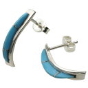 ポイント10倍【cenote】シルバー925 ピアス メンズ【z-u0007】インディアンジュエリー ネイティブアクセサリー ターコイズ 左右セット silver925 ピアス 両耳 送料無料