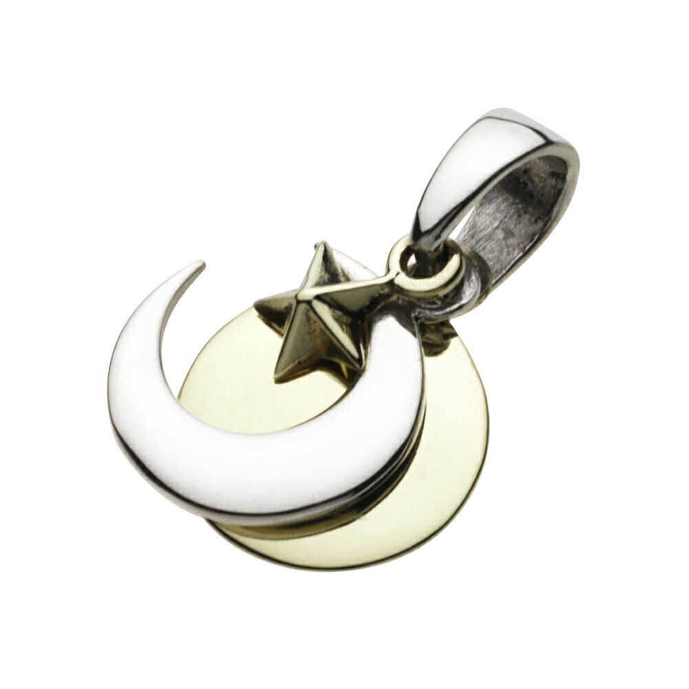 Rakuten - 【セノーテ】 cenote-p0376 三日月 星 太陽ペンダント シルバー925 シルバーアクセサリー 純銀 925 ペンダント 月と星デザイン シルバーアクセ 星空モチーフ 天体シンボル ネックレストップ ムーン＆スター ジュエリー シルバーチャーム 天体観測