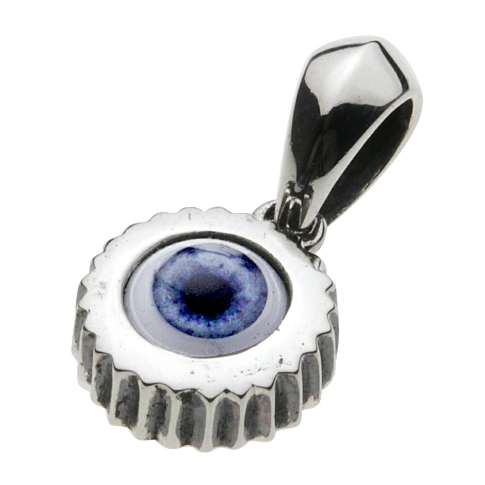 【cenote】シルバー925 ペンダント メンズ【z-p0670】ナザールボンジュウ 目玉 小さめ パンク silver925 ネックレス ペンダントトップ 送料無料のサムネイル