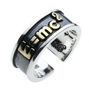 【cenote】シルバー925 リング メンズ【z-r0445】フォーミュラ アインシュタイン 相対性理論 E=mc2 フリーサイズ silver925 指輪 送料無料(4)