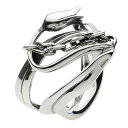 【cenote】シルバー925 リング メンズ【r0476】百合 リリー チェーン パンク ロック silver925 指輪 送料無料