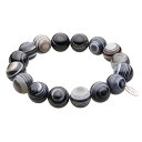 【cenote】パワーストーン ブレスレット メンズ【z-t1219】アイアゲート 12mm 天眼石 真実の石 天然石 お守り 数珠 腕輪 バングル 送料無料