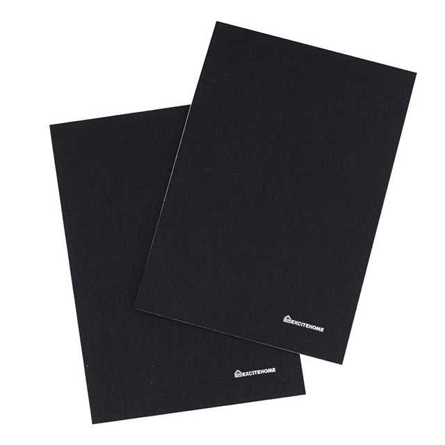 EXCITEHOMEクッションフェルトシート2枚セット家具(椅子/テーブル/ソファー)ブラックホワイトブラウングレー脚保護フローリング傷防止騒音防止フリーカット大判フェルト(サイズ:30times;21cm,厚み:3mm)
