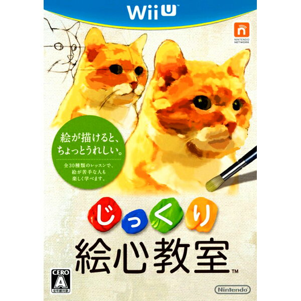 じっくり絵心教室 WiiU ゲームソフト 任天堂 ニンテンドー 【中古】
