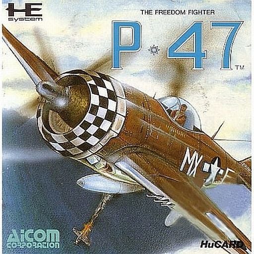 P-47 PCエンジン Huカード ゲームソフト 【中古】