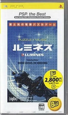 LUMINES (ルミナス) ～音と光の電飾パズル～ [ベスト版] PSP ゲームソフト SONY プレイステーションポータブル 【中古】