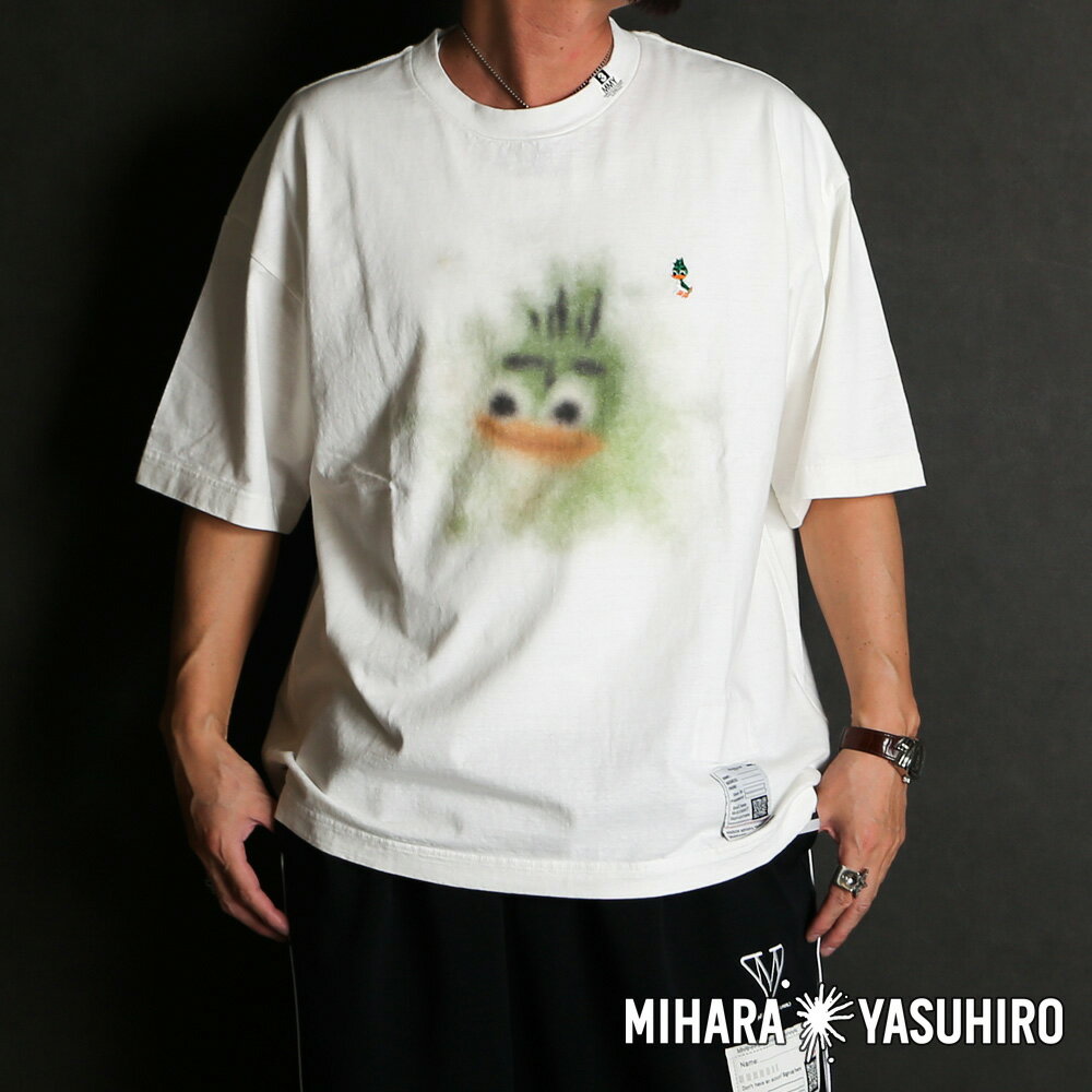 乐天商城 - 【Maison MIHARA YASUHIRO/メゾン ミハラヤスヒロ】Leon Printed Tee - WHITE / レオン プリンテッド Tシャツ / J16TS861 【送料無料】