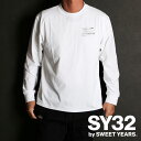 【SY32 by SWEET YEARS/エスワイサーティトゥバイスィートイヤーズ】【国内正規品】ICON GRAPHIC L/S TEE - WHITE / グラフィックTシャツ / 15045【メンズ】【送料無料】