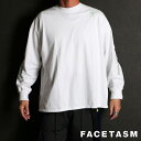 【FACETASM/ファセッタズム】MINI RIB LONGSLEEVE TEE - WHITE / Tシャツ / NAT-TEE-U04【メンズ】【送料無料】