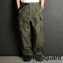 【POLIQUANT/ポリクアント】THE CHANGING LENGTH / HEM DEFORMED CARGO PANTS - OLIVE / 25010...