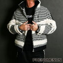【PHENOMENON /フェノメノン 】HOUNDSTOOTH STAND COLLAR JKT / スタンドカラーブルゾン / ILLJK23F-002【メ...
