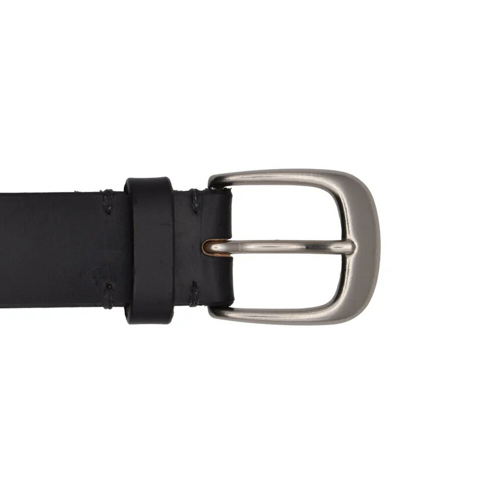 【MINEDENIM/マインデニム】Bridle Leather Officer Belt - BLK / LBT-019【メンズ】【送料無料】
