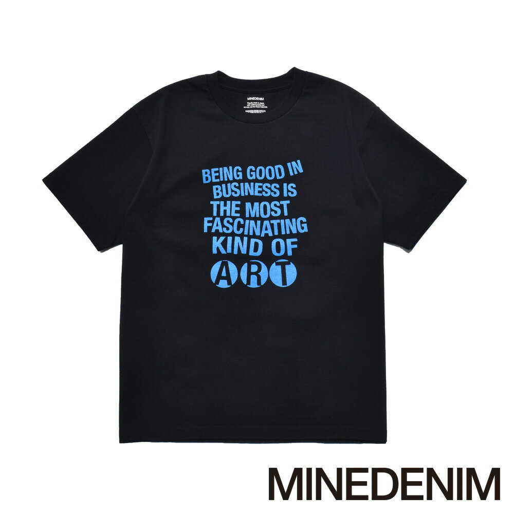 乐天商城 - 【MINEDENIM/マインデニム】The Most Fascinating Kind of Art T-SH - BLK / 2604-4002【メンズ】【送料無料】