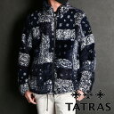 タトラス ボアジャケット メンズ 【TATRAS/タトラス】WADEC / ワデク / スタンドカラー ボアブルゾン / MTAT22A4854-L【メンズ】【送料無料】