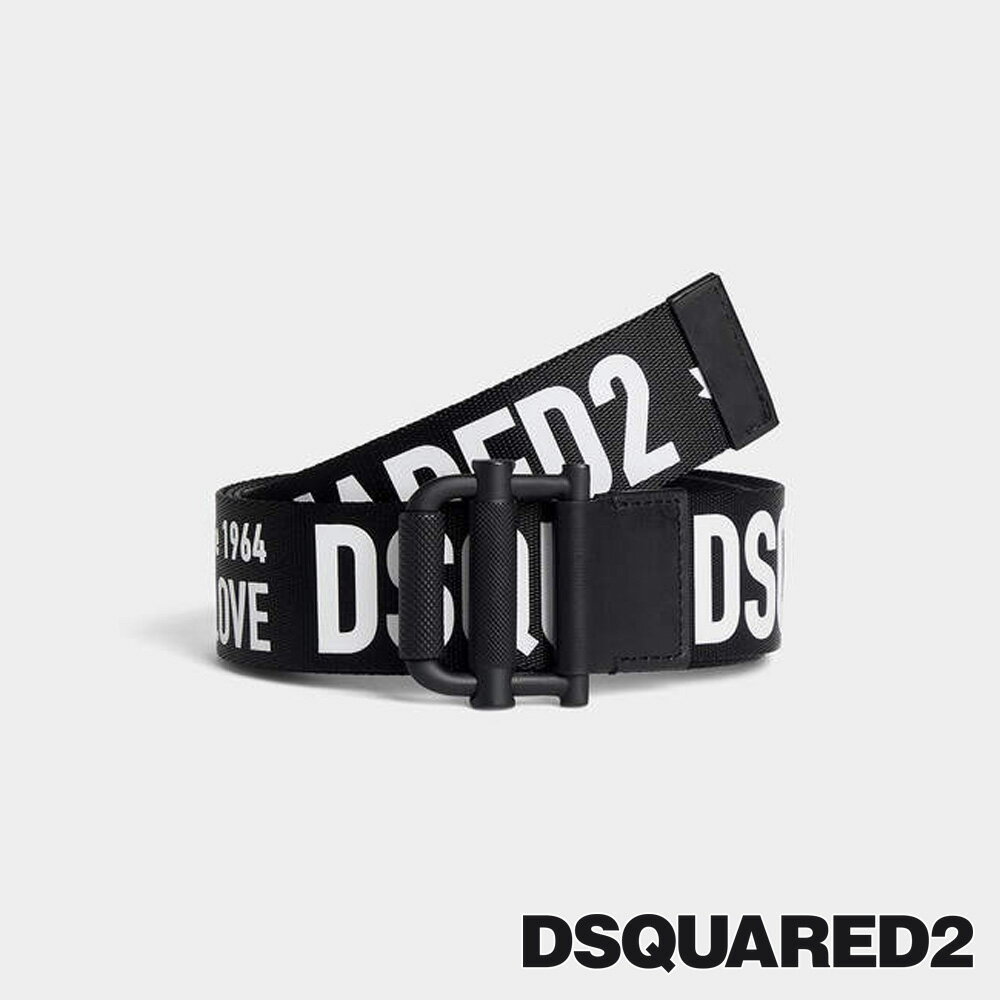 【国内正規品】【DSQUARED2/ディースクエアード】Made With Love Belt / ロゴテープ ベルト / S82BE0556/SJ20200394FW23 【メンズ】【レディース】【ユニセックス】【送料無料】