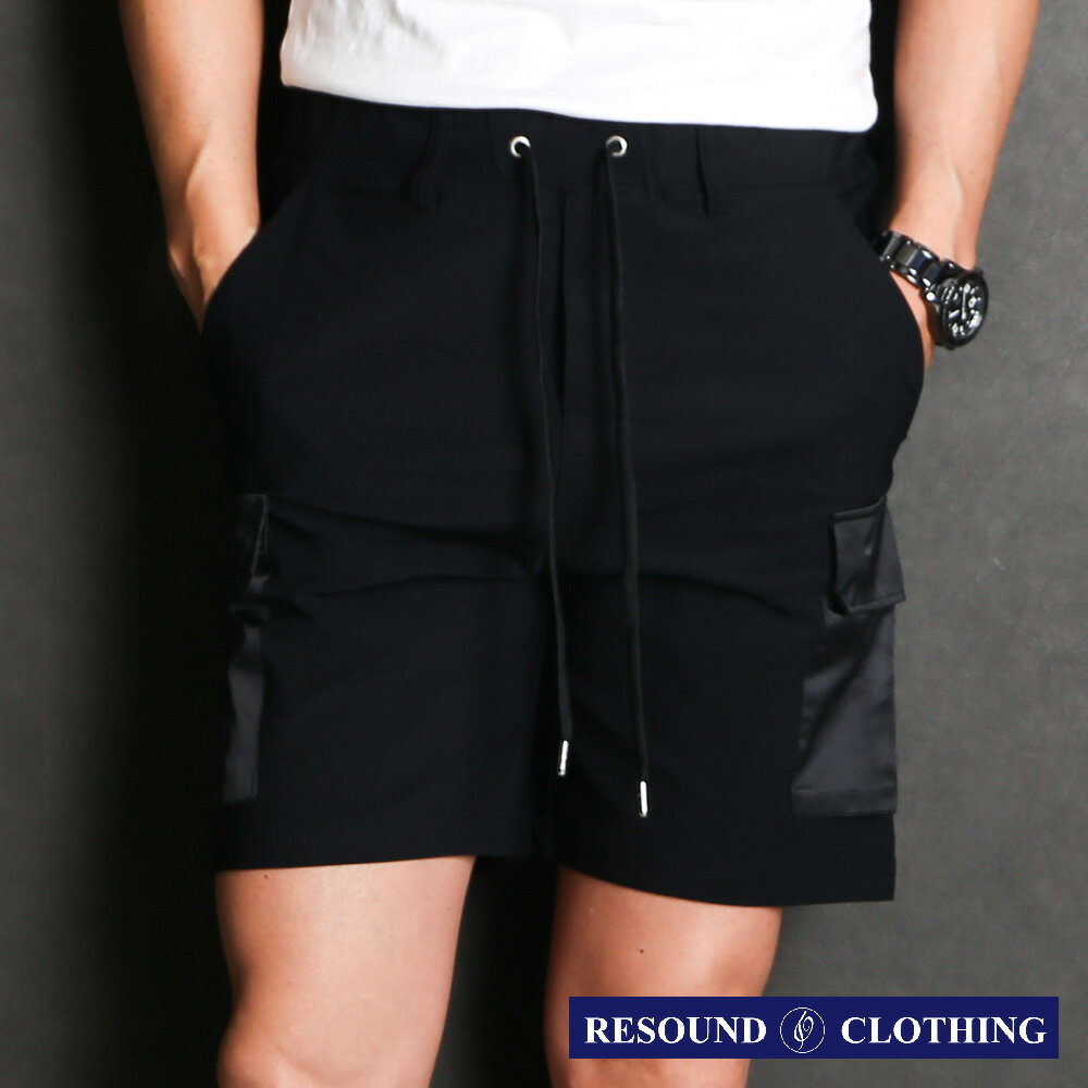 DARRELL CARGO SHORTS - BLACK / カーゴ ショートパンツ / RC40-HP-005