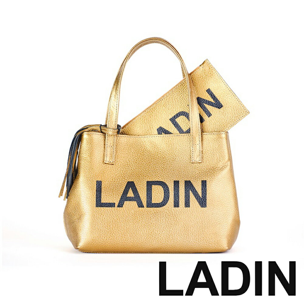 【LADIN/ラディン】Mini Tote Bag ： Gold / ミニトートバッグ / カートバッグ / ゴルフ / ゴールド 【メンズ】【ユニセックス】【送料無料】