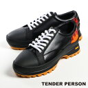 【TENDER PERSON/テンダーパーソン】LEATHER CHUNKY SNEAKER - MODEL004 / RO-AC-4142-B 【メンズ】【送料無料】