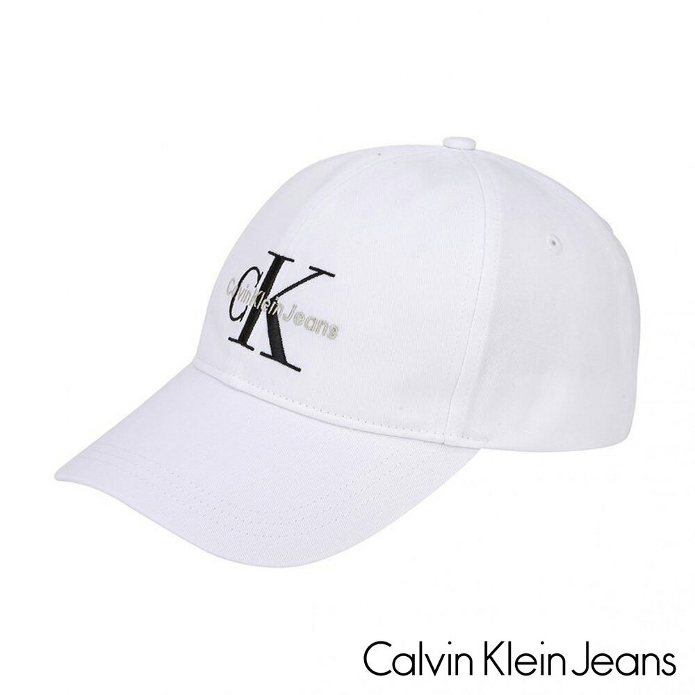【Calvin Klein Jeans/カルバン・クライン ジーンズ】【国内正規品】MONOLOGO BB CAP - WHITE / ベースボールキャップ / 4G5004G【メンズ】【ユニセックス】【送料無料】のサムネイル