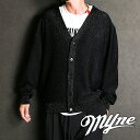 【MYne/マイン】Lame Cardigan / G09CD022 【メンズ】【ユニセックス】【送料無料】